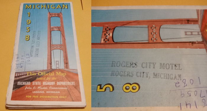 Rogers City Motel - Vintage Map Provided By Motel (newer photo)